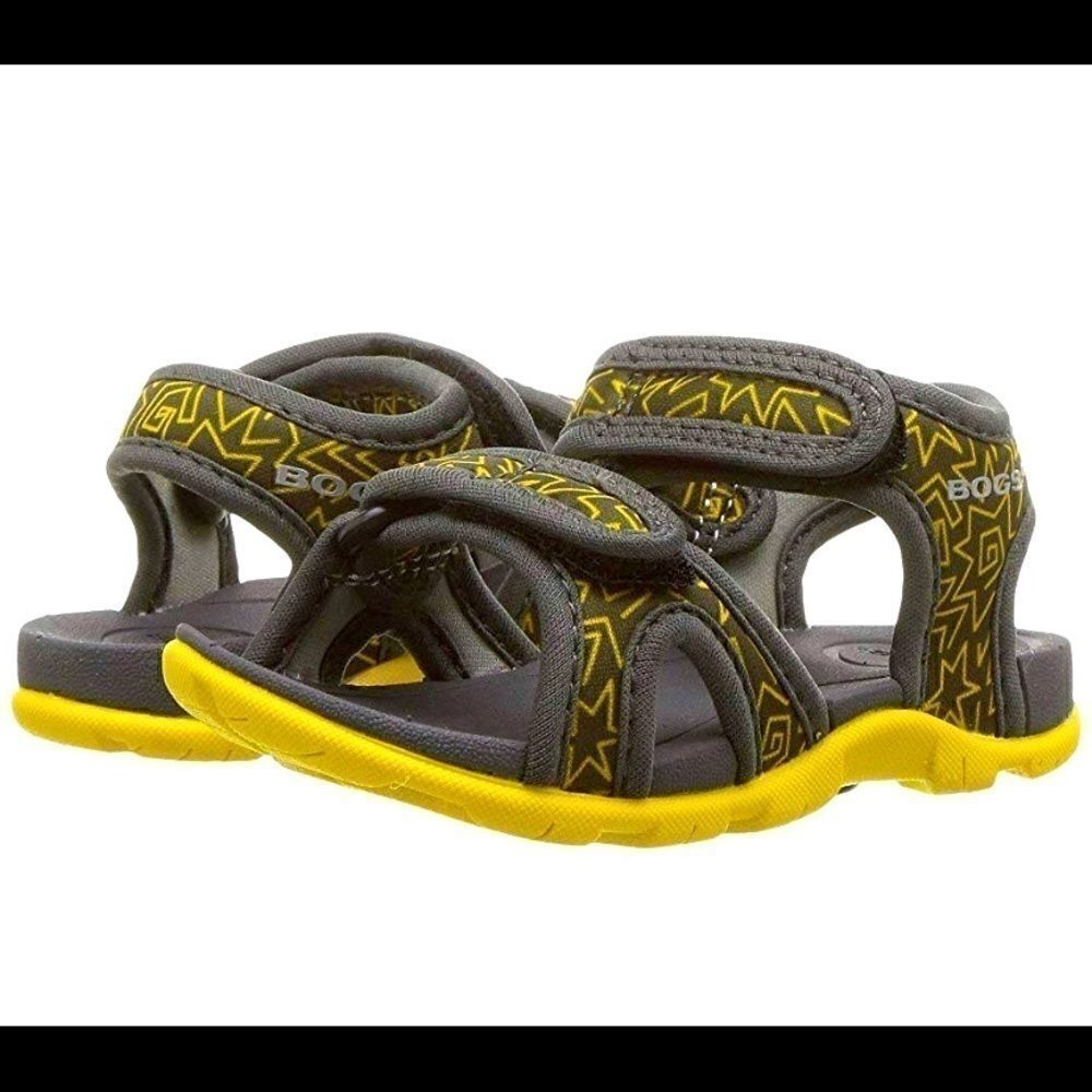 Bogs whitefish 80’s sandal infant boys Dark gray